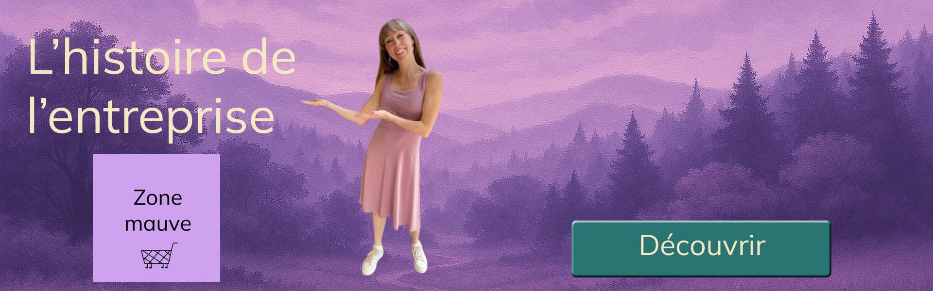 Découvrez l'histoire de Zone mauve : produits fabriqués au Canada