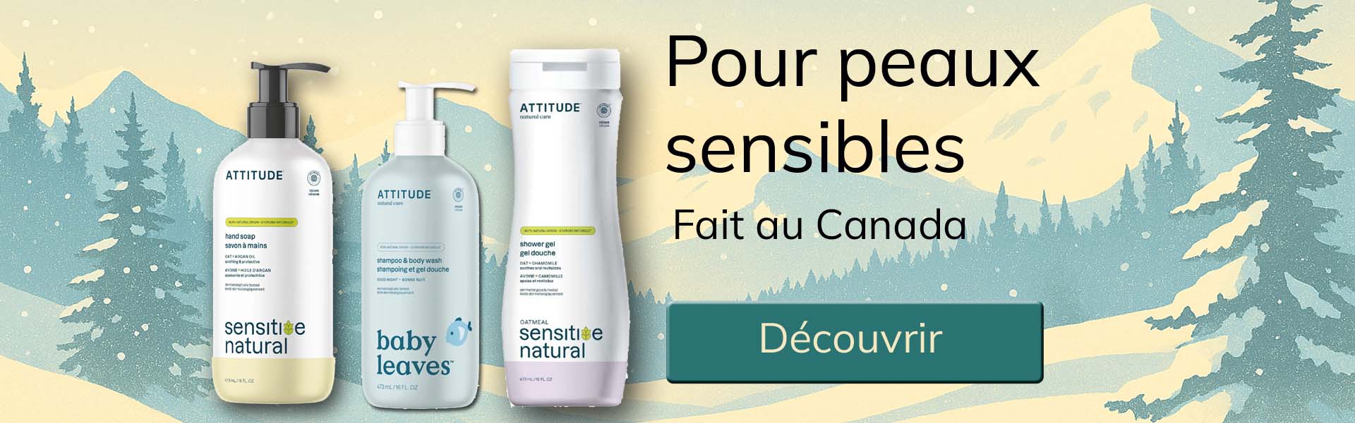 Produits pour peaux sensible fait au Canada