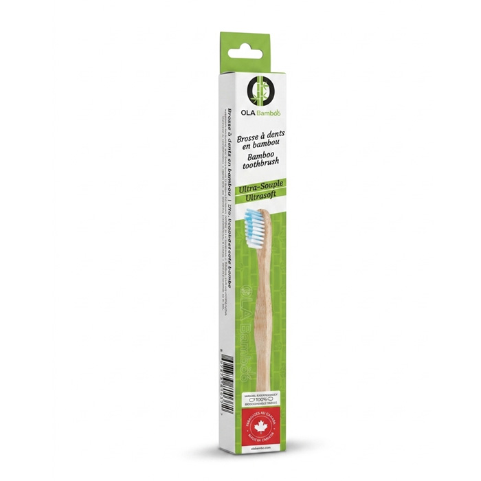 Brosse à dents souple - Bleu et blanc