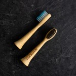 4 têtes remplaçables, brosses à dents Zerro, souple, fait au Québec, Ola Bamboo, un choix écologique