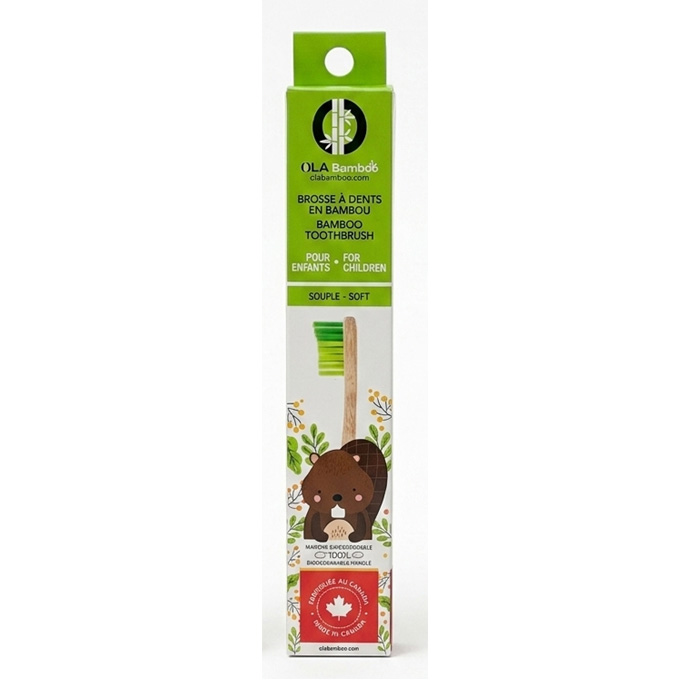 Brosse à dents pour enfants - Vert
